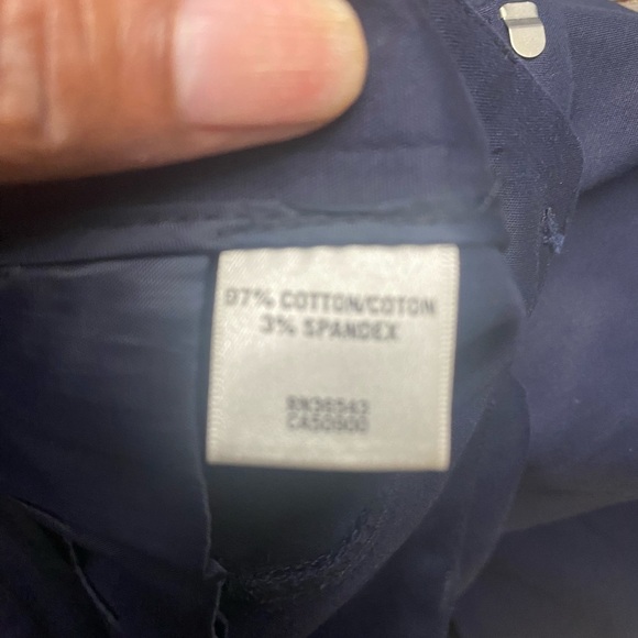 Vanheusen Slim Fit Stretch Navy Blue Business Casual Jeans Size 12 Mid Rise - Picture 6 of 9